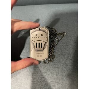 Oakley Employee Dog Tag LE Serial 20/50